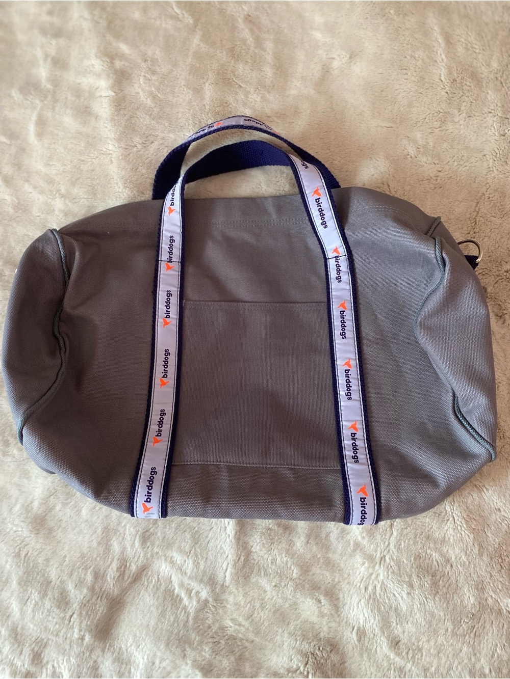 Birddogs canvas Overnight gym/duffle bag with shoulder strap